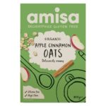 Kaša ovsenih kosmičev z jabolki in cimetom bio (300g)