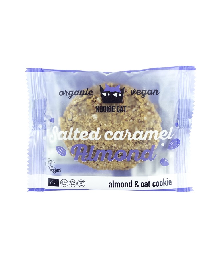 Piškotek z slano karamelo in mandlji (50g)