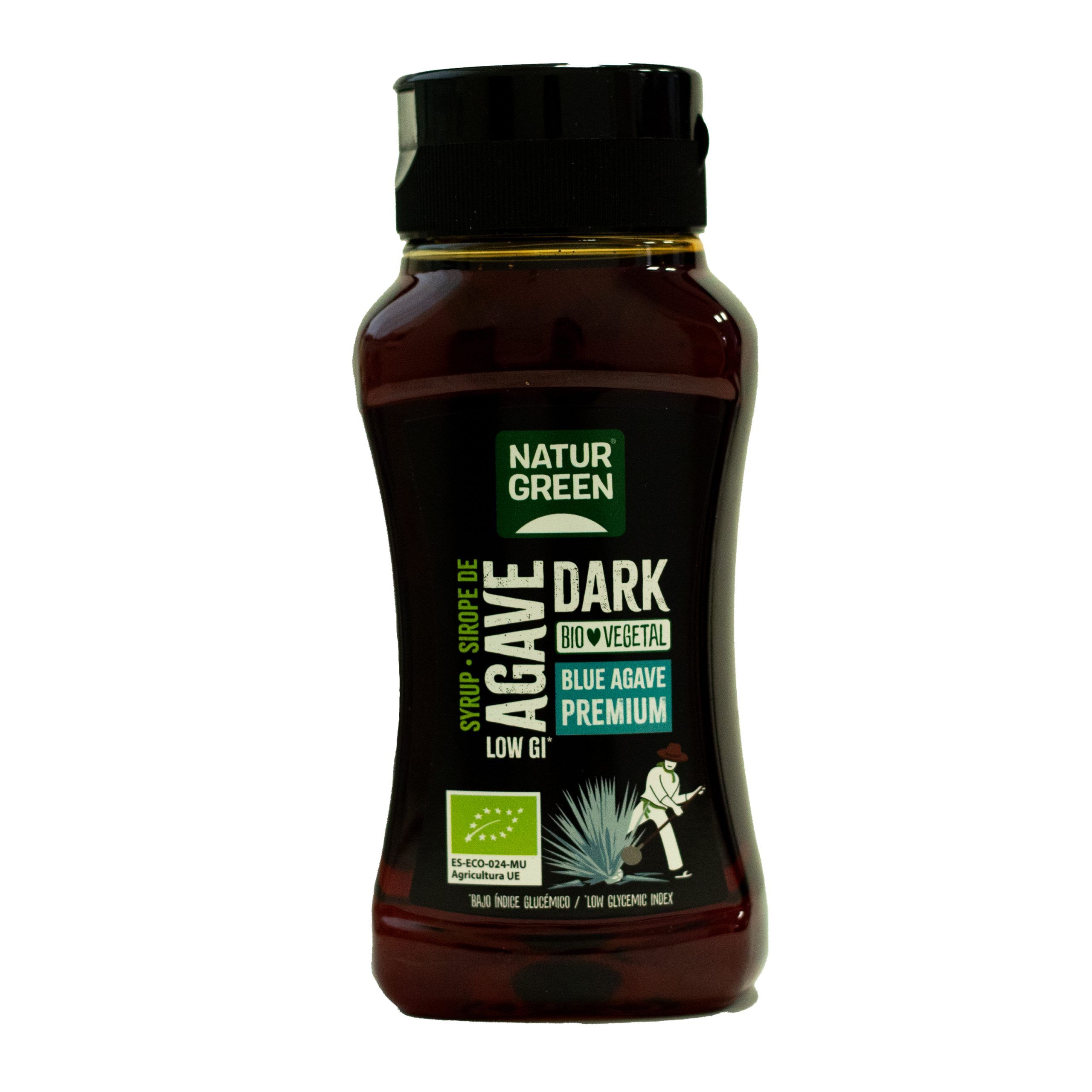 NaturGreen-SyrupSirope-Agave-Dark-Bio Naturgreen temni agavin sirup