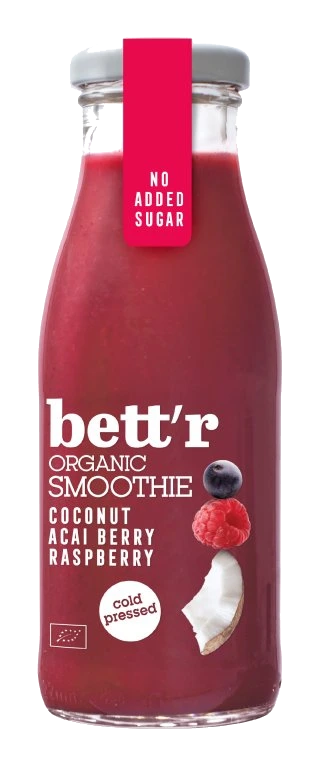 Smuti kokos, acai, maline 250ml