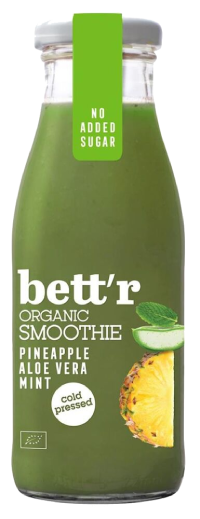 Smuti ananas, aloe vera, meta (250ml)