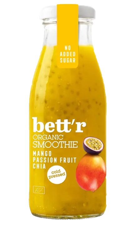 Smuti mango, pasijonka in chia semena (250ml)